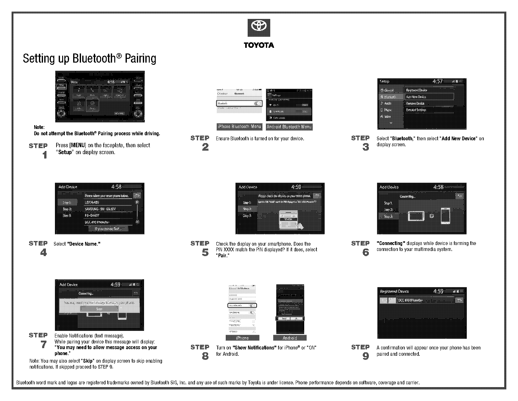 how can i make text notifications play over bluetooth